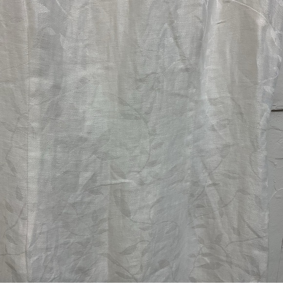 Liz Claiborne White Floral 100% Linen Sleeveless Maxi Dress - Picture 4 of 4